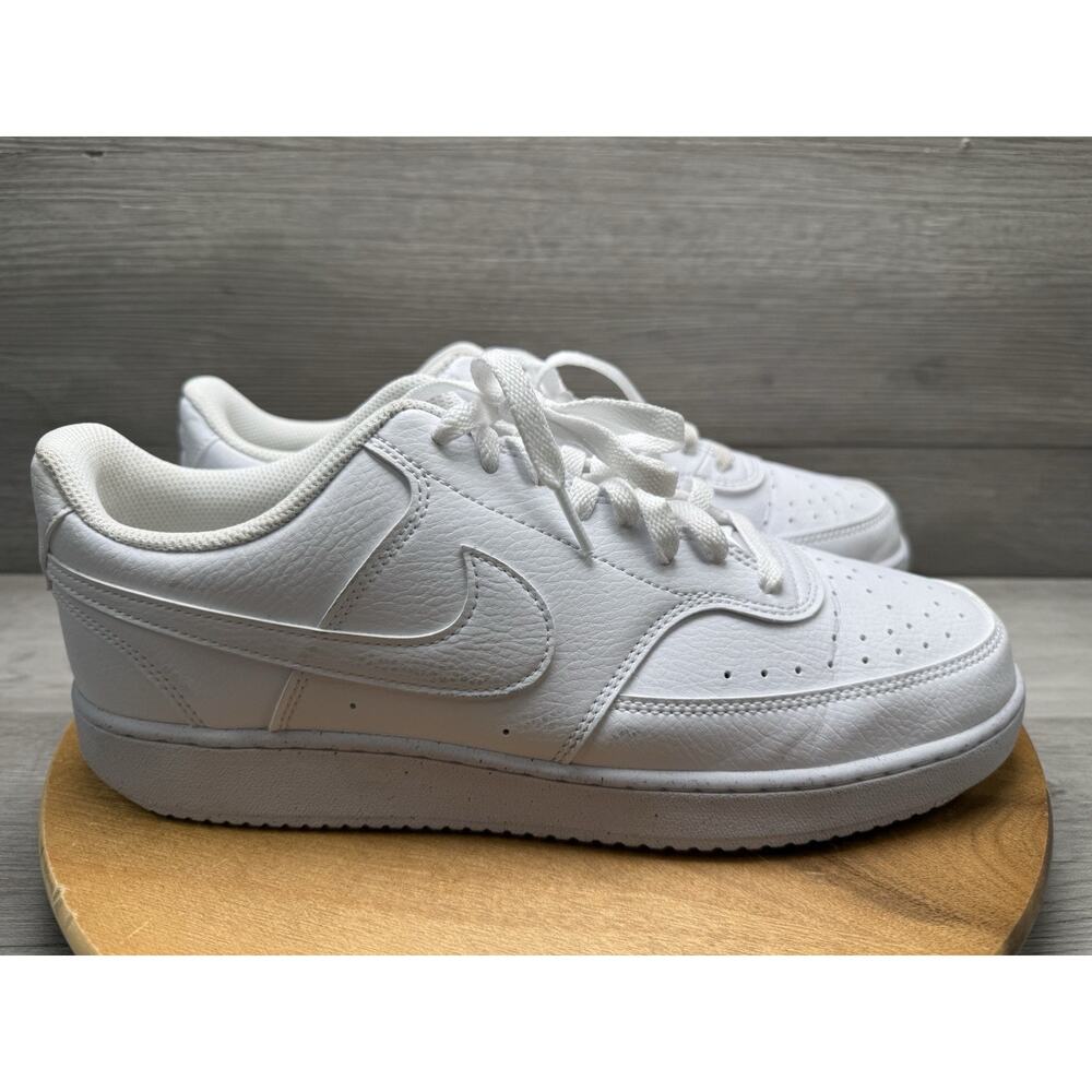 Nike Men's Court Vision Low NN White Sneakers Shoes, DH2987-100 Men’s 11